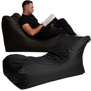 PUFA KANAPA LEŻANKA SOFA FOTEL GAMINGOWY GRACZ XXL CZARNY