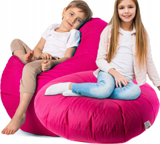 PUF WOREK FOTEL SIEDZISKO PODUSZKA 2W1 RÓŻOWY