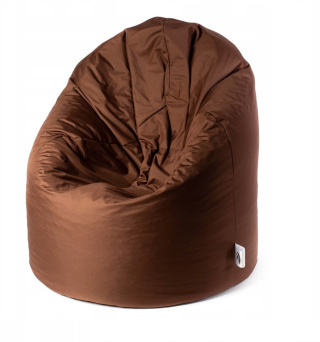 WOREK SAKO SIEDZISKO PUFA XXL COMFORT MAX FOTEL BRĄZOWY